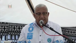 Fijian Prime Minister opening remarks in Itaukei opens new Keyasi Legal Aid office