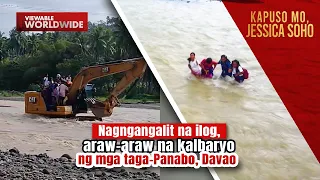 Nagngangalit na ilog, araw-araw na kalbaryo ng mga taga-Panabo, Davao | Kapuso Mo, Jessica Soho