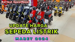 Review Harga Sepeda Listrik Semua Merk ‼️ Maret 2024 Berikut Spesifikasi