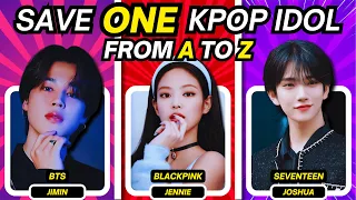 🔤 SAVE 1 KPOP IDOL: FROM A TO Z 🎶🎤 | K-WAVE SHOW | KPOP QUIZ 2024 🔥