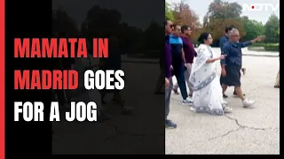 Watch: Jogging In Saree, Slippers, Mamata Banerjee's Insta Post From Spain