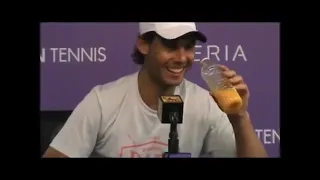 Rafa Nadal's reply to a journalist who asked if he is glad Djokovic exists.