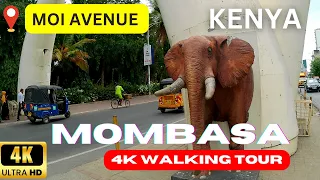 AFRICA [4K]: An Urban Adventure through the Streets of Mombasa City, KENYA