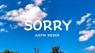 Justin Bieber - Sorry ( Lyrics Video )