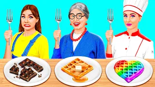 Кулинарный Челлендж: Я против Бабушки | Кухонные Гаджеты и Лайфхаки для Родителей Fun Fun Challenge