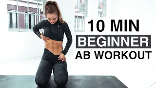 10 MIN BEGINNER AB WORKOUT (No Equipment)