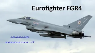The pinnacle of 4+ technology in the European multi-role fighter Eurofighter FGR4.