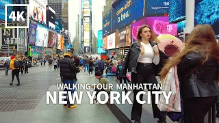 [Full Version] NEW YORK CITY - Walking Tour Manhattan, Lexington Ave, 34th St, 7th Ave, Times Square