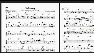 Solo Transcription "Satosong" [Max Ionata] ( In B Flat )