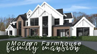 Modern Family Farmhouse | NO LARGE PLOT| ROBLOX bloxburg