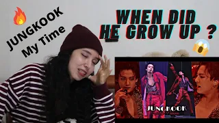 JUNGKOOK "MY TIME" |BTS MAP OF THE SOUL ON:E CONCERT| REACTION 🔥