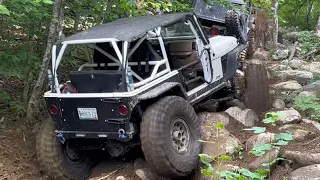 Wheeling at Rocky Mountain terrain park (Carthage, Me) 8-12-23