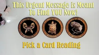 AN URGENT MESSAGE MEANT TO FIND YOU NOW! PICK A CARD READING