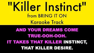 "Killer Instinct" from Bring It On - Karaoke Track with Lyrics on Screen