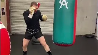 Canelo Alvarez P4P Number One Boxing Bag and Pad Work Training #1