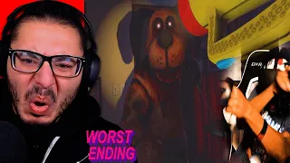 CoryxKenshin - GETTING THE WORST ENDINGS | Duck Season #3 [Stuck Forever, Dead Ending] | REACTION