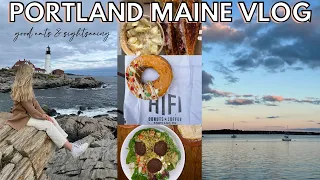 PORTLAND MAINE VLOG 2021: A Fall Weekend in Maine, Good Eats, Portland Head Light...