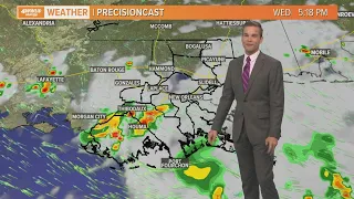 Wednesday Forecast: temps above 90, scattered rain around southeast Louisiana