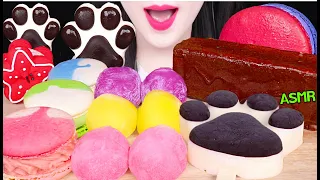 ASMR GIANT CHOCOLATE ICE CREAM, ANIMAL ICE CREAM, RICE CAKE 대왕 초콜릿 아이스크림, 발바닥 아이스크림 먹방EATING SOUNDS