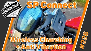 Smartphone Halterung - SP Connect Moto Bundle mit Wireless Charging und Anti Vibration Modul | #226