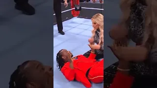 Dana Brooke kisses Reggie to win the 24/7 title! Reggie is the biggest simp in the game