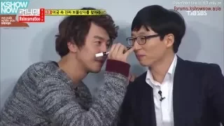 [FUNNY] Lee Kwang Soo vs  Yoo Jae Suk biggest mole !!!