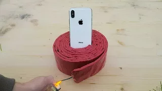 EXPERIMENT iPhone X vs 1000 Firecrackers