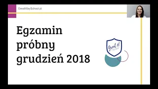 33. Omówienie arkusza - próbny Egzamin Ósmoklasisty ANGIELSKI grudzień 2018