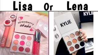 LISA OR LENA 🔥💗 #31 #cute  #makeup #trending 😘💞 new cute makeup products