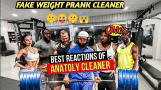 fake weight prank Anatoly 🤫😱😱🤫🤭 {@vladimirfitness✓