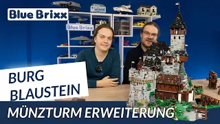 Münzturm-Erweiterung für Burg Blaustein von BlueBrixx - Designertalk mit Anton!