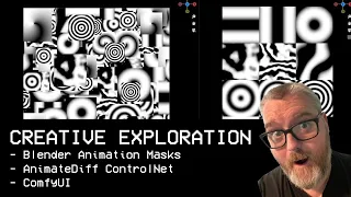 Creative Exploration - Ep 30 - Blender Animation Masks + AnimateDiff ControlNet in ComfyUI