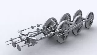 GWR 4 Cylinder Walschaerts Valve Gear Animation