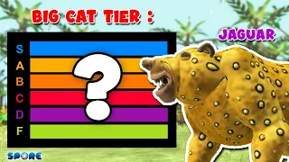 Jaguar Tier | Big Cat Family Tier List [S1E3] | SPORE