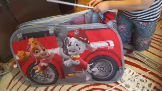 Unboxing Paw Patrol Play Tent for Kids from Nickleodeon