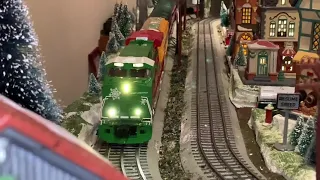 MTH!  Lionel!  O-Gauge Christmas Train and Subway Set Roll On!  Must See Toy Train Awesomeness!