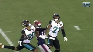 Brandin Cooks vs AJ Bouye & Jalen Ramsey (2017 AFC Championship) | WR vs CB Highlights