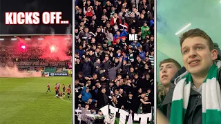 KICKS OFF AT IRELAND'S CRAZIEST FOOTBALL DERBY - Shamrock Rovers vs Bohemians