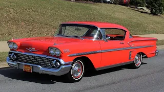 Fabulous Cars of the 1950s: The 1958 Chevrolet Impala - A Legend is Born