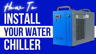 How to install/setup the OMTech Water Chiller to a CO2 Laser - Hose Replacement