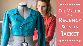 The Making Of A Regency Spencer Jacket #janeausten #regencyera
