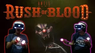 Until Dawn: Rush Of Blood | PS4 VR Gameplay| HORROR ROLLER COASTER!