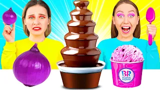 فوندو الشوكولاته التحدي #6 BooBoom Challenge