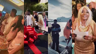 Diddy Gives His Mom $1M And A Bentley During Her Lavish 80th Birthday And Celebrate His Daughters