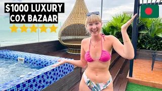 $1000 EXTREME Luxury Hotel Cox Bazar 🇧🇩 Bangladesh Most Expensive Room (100,000 taka)