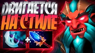 ТРОЛЛЬ НА СТИЛЕ ДВИГАЕТСЯ? 7.35 ТОПОРЫ ИМБА🔥TROLL WARLORD DOTA 2