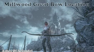 Dark Souls 3 - Millwood Great Bow Weapon Location + Moveset - Ashes Of Ariandel