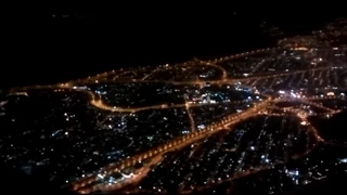 Muscat Airport Flight Landing  -Night Superb View- Rare Video