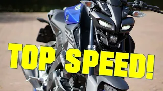 2020 Yamaha MT-125 TOP SPEED! (+ GPS TOP SPEED)