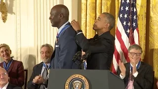 Michael Jordan Awarded Medal Of Freedom